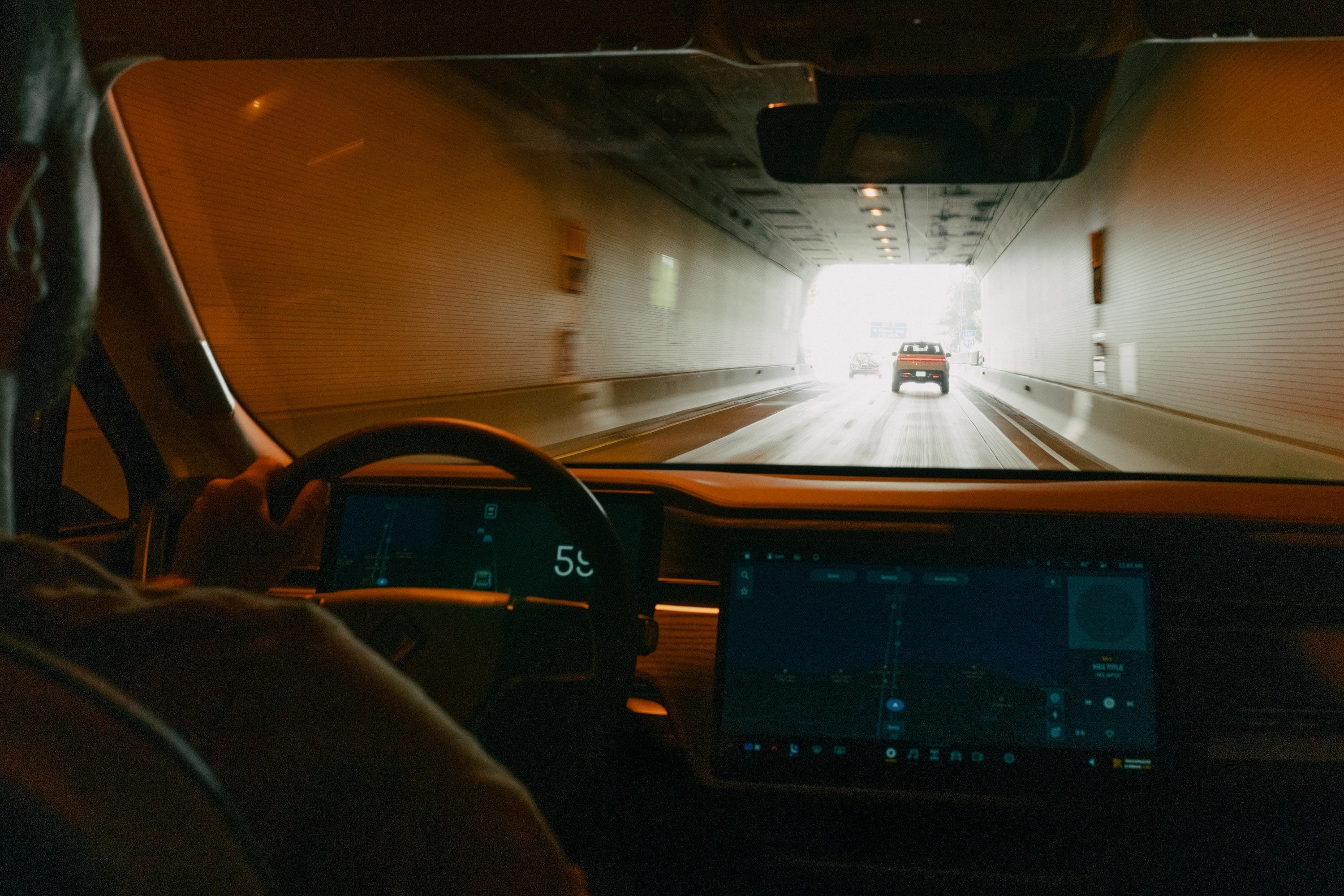 Rivian AI assistant enhancing driver experience in electric vehicle