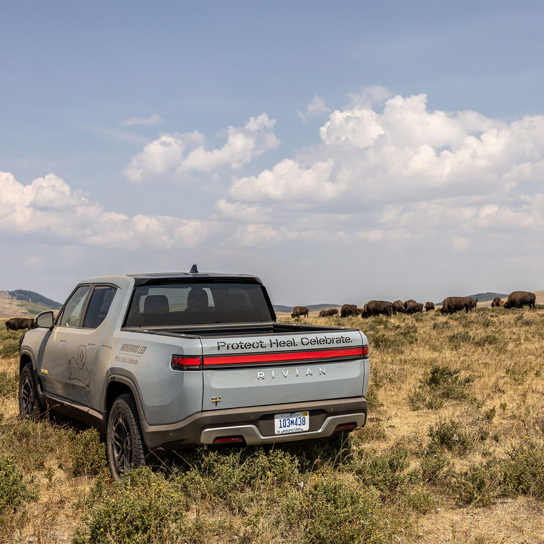 12.1.23 - Putting the R1T to work to help INDIGENOUS LED bring back the buffalo