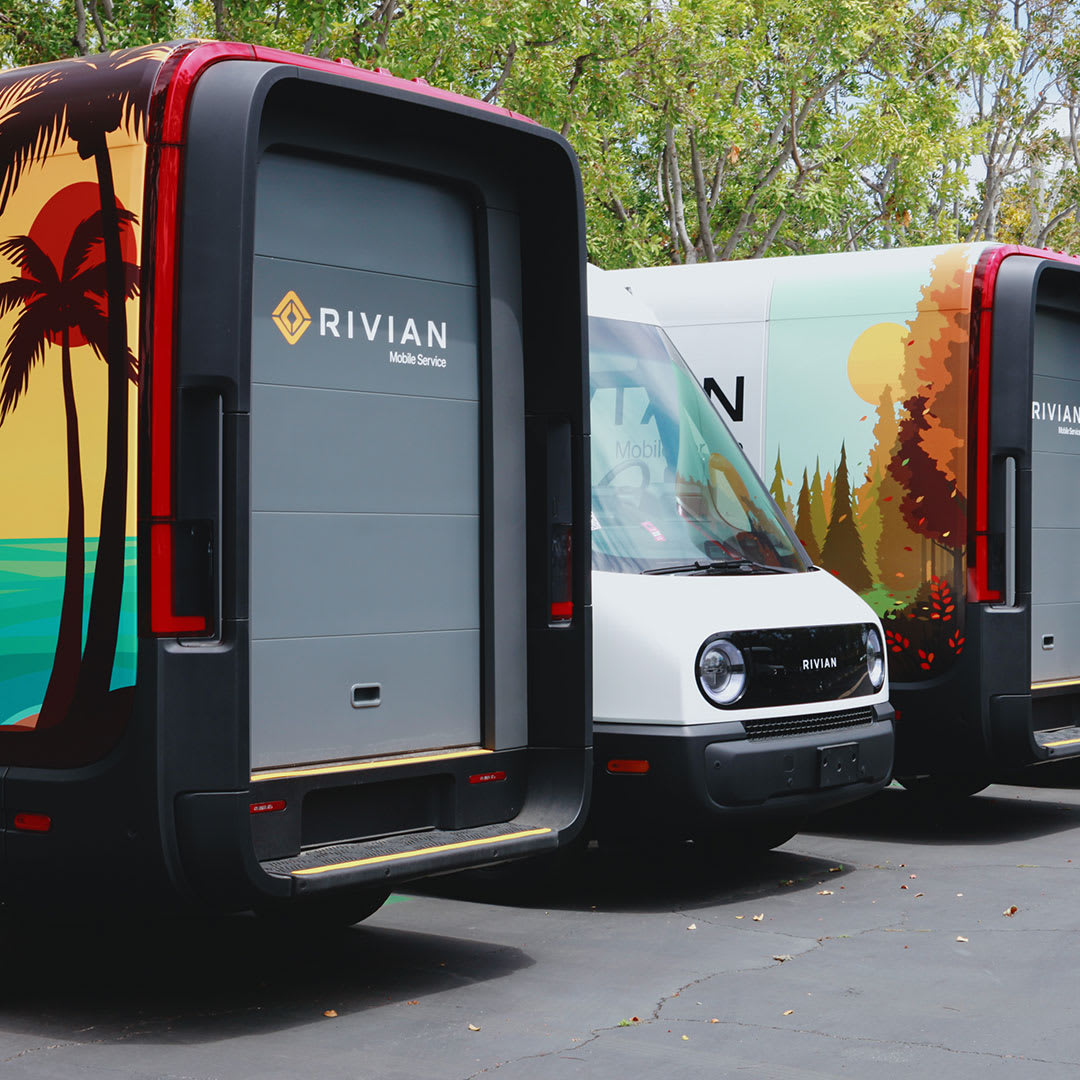 5.19.2023 - Rivian Service Vans Hit The Road