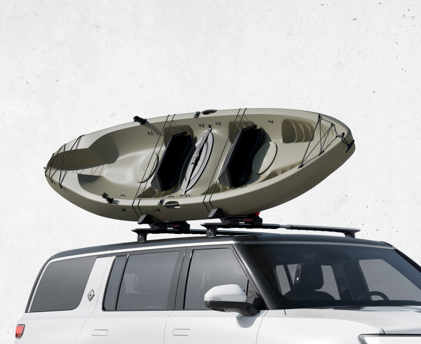 Mounting kayak on roof rack best sale