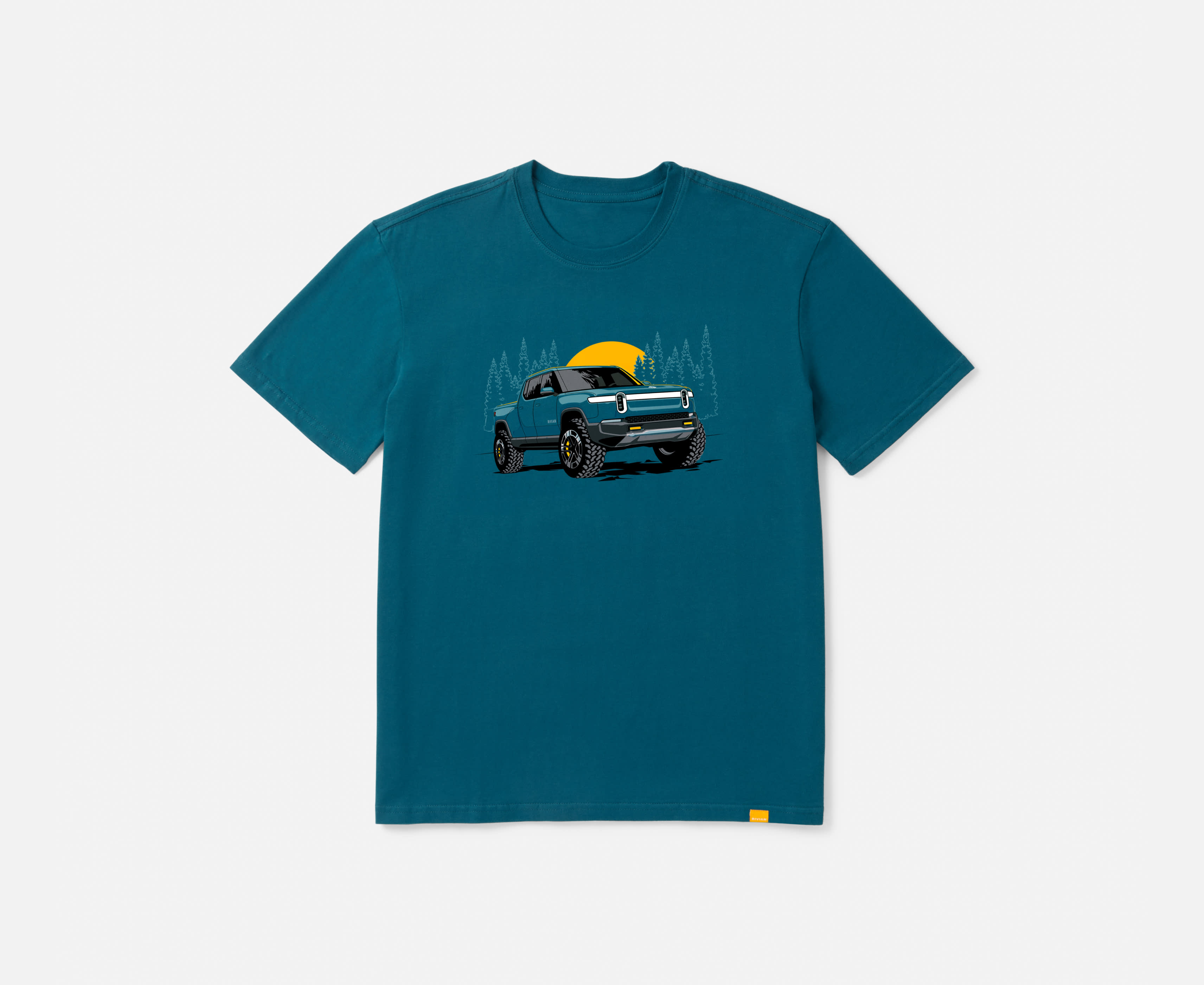 Blue car t shirt outlet