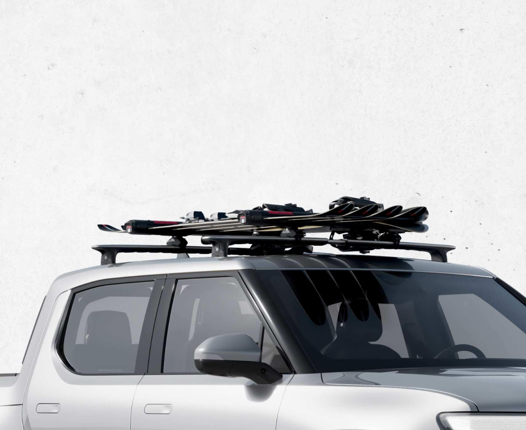 The Yakima ski rack doubles as an excellent fishing rod rack : r/Rivian